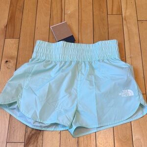 NWT North Face Girls Light Blue Shorts